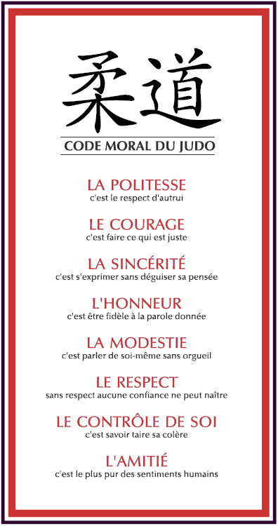 Code Moral du Judo